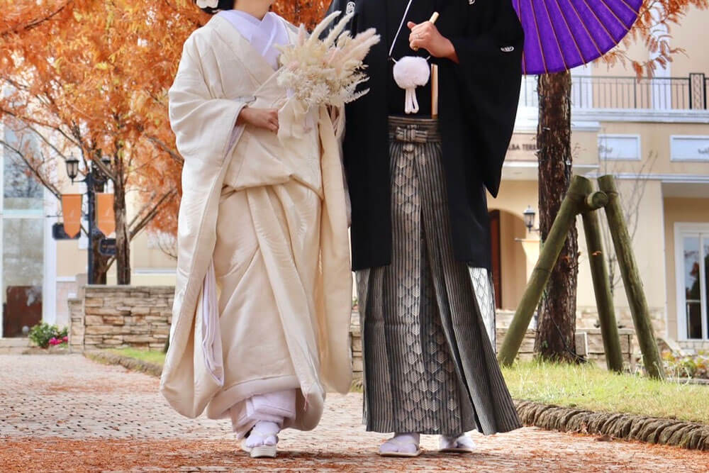 Photo wedding in kimono